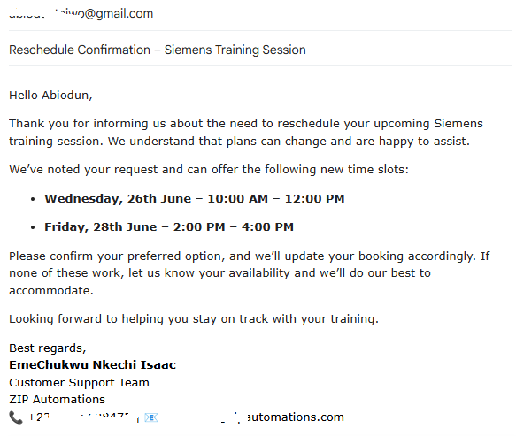 Customer Support Screenshot 3